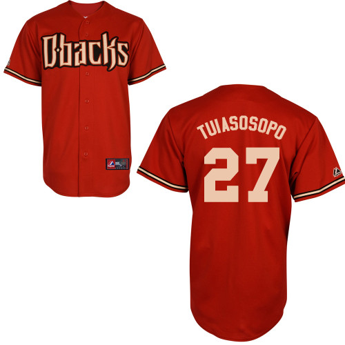 Matt Tuiasosopo #27 mlb Jersey-Arizona Diamondbacks Women's Authentic Alternate Orange Baseball Jersey